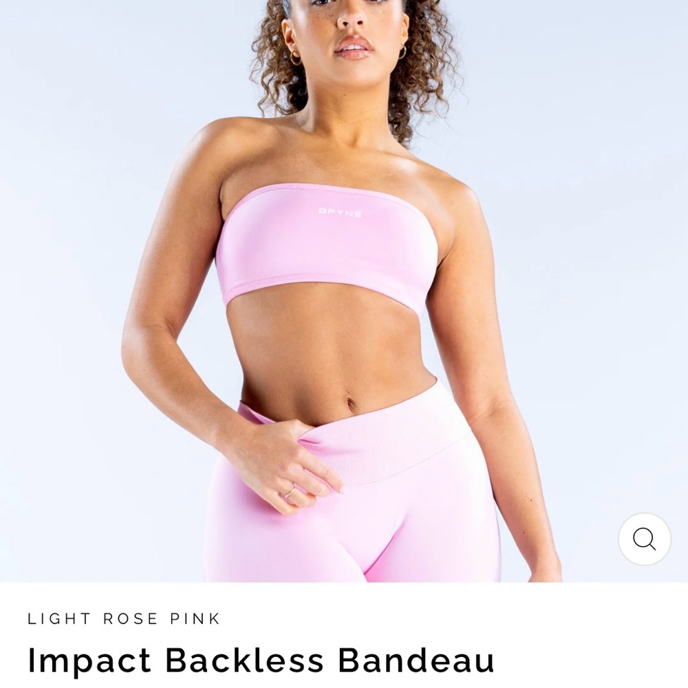 Impact light rose legging and bandeu